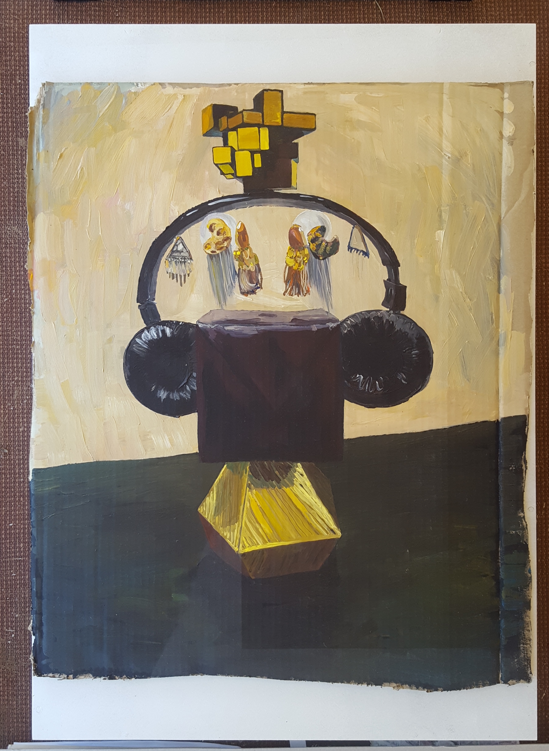 back: Tax Evasion Sculpture Painting