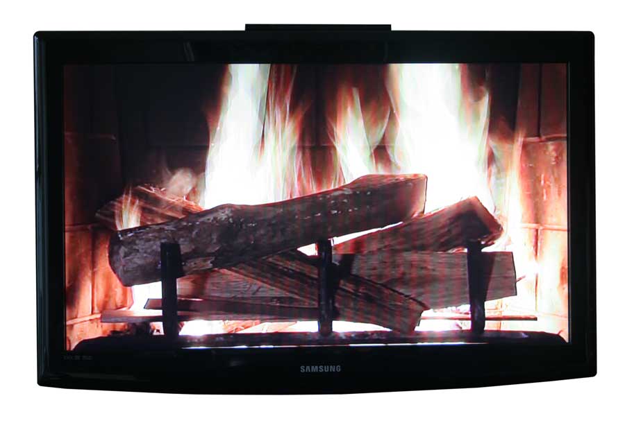 back: TV-Fireplace